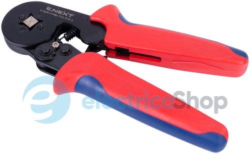 Інструмент e.tool.crimp.hsc.8.6.4 для обтиску ізольованих наконечників 0,08-6 кв.мм t002015 E.NEXT