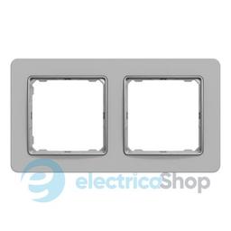 Рамка 2-пости Sedna Elements SDD393802 матова глина сірий