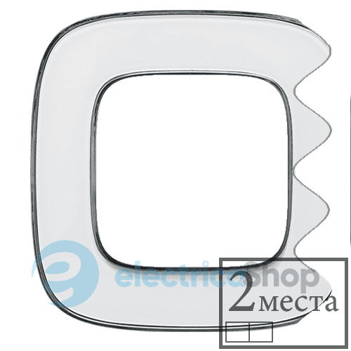 Рамка 2 пости Valena ALLURE 754422 дзеркало