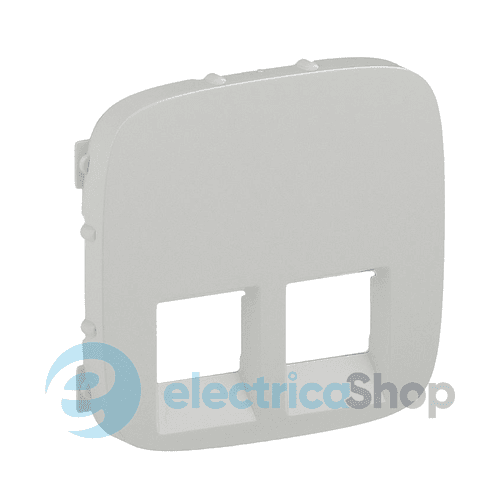 Лицьова панель розетки 2x RJ45 Valena ALLURE Valena ALLURE 755425 білий
