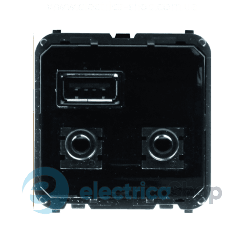 Механізм мультимедійний (медіакомбаін) з виходами: USB, 3.5 мм minijack аудіо, Neissen 9368.3
