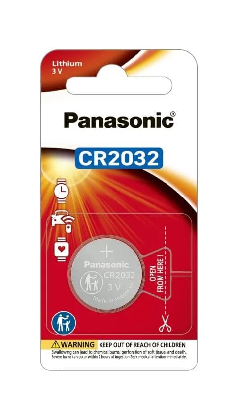 Батарейка Panasonic літієва CR2032 блістер, 1 шт.