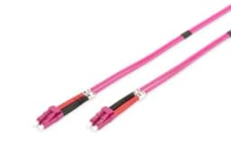 Патч-корд волоконно-оптичний DIGITUS LC/UPC-LC/UPC, 50/125, MM, OM4, duplex, 1м