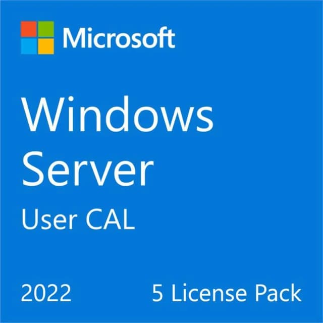 Примірник ПЗ Microsoft Windows Server 2022 CAL 5 User англ, ОЕМ без носія