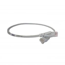 Патч-корд Legrand CAT 5e U-UTP, 0.5 м, AWG 24, PVC, сірий
