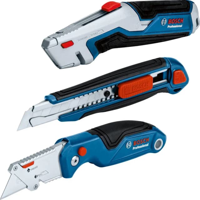 Ніж складаний Bosch Professional набір 3шт