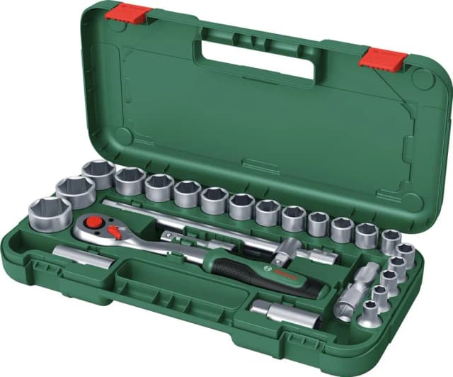Набір торцевих головок Bosch, 1/2",з тріскачкою 25шт
