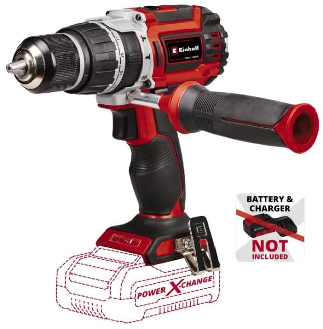 Шурупокрут-дриль ударний акумуляторний Einhell Professional TP-CD 18·60 Li-i BL - Solo PXC 18В 60Нм 0-500·0-2000об/хв 1.37кг без АКБ та ЗП