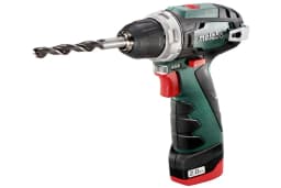 Шурупокрут-дриль акумуляторний Metabo PowerMaxx BS Basic 10.8В 2х2.0А·год 17·34Нм 0-360·0-1400об/хв 0.75кг