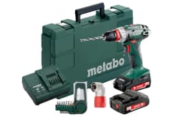 Шурупокрут-дриль акумуляторний Metabo BS 18 Quick 18В 2x2А·год 24·48Нм 0-450·0-1600об/хв 1.4кг