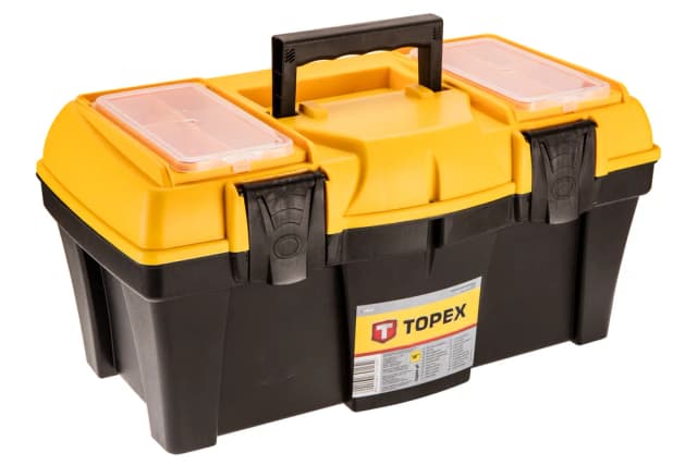 Ящик для інструменту TOPEX, 18", органайзер в кришці, 22х44х22см, пластик