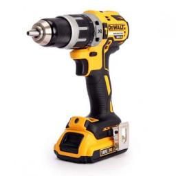 Шурупокрут-дриль акумуляторний DeWALT XR Li-Ion 18В акб 2х2А·год 70Нм 550-2000об/хв кейс, ЗП 1.2кг