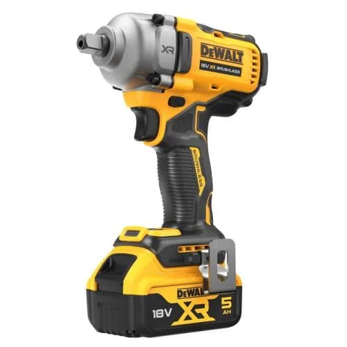 Гайковерт ударний DeWalt XR Li-Ion 18В акб 2х5А·год 1084Нм 2000об/хв 3250уд/хв 1/2" ЗП кейс 1.67кг