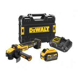 Шліфмашина кутова акумуляторна DeWALT XR Li-lon 18В акб 1x6.0А·год 125мм 3000-9000об/хв ЗП, кейс 1.85кг