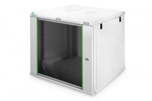 Шафа DIGITUS 19", 9U, Wall Mounting Dynamic Basic, 600x600 мм, 60кг максимально, сіра