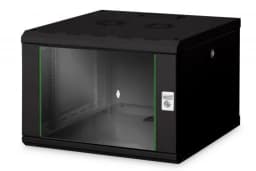 Шафа DIGITUS 19", 7U, Wall Mounting Unique, 600x600 мм, 60кг максимально, чорна