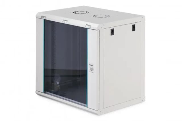 Шафа DIGITUS 19", 12U, Wall Mounting Dynamic-N, 600x450 мм, 60кг максимально, розібрана, сіра