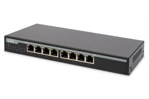 Комутатор DIGITUS 8 Port Gigabit PoE Switch 135W Unmanaged