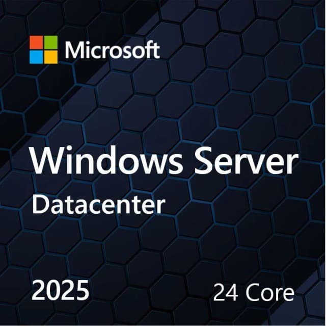 Примірник ПЗ Microsoft Windows Server 2025 Datacenter 24 Core англ, ОЕМ на DVD носії