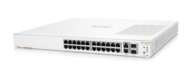 Комутатор HPE Aruba Instant On 1960, 24xGE, 2хSFP+, 2х10GE ports, 4xStackable, LT Warranty