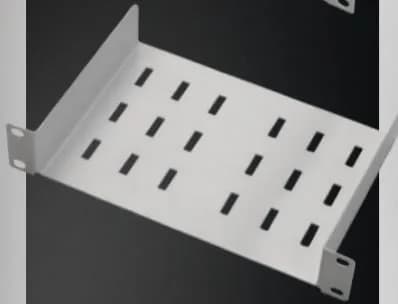 Полиця MIRSAN 10", 1U, консольна, глибина 150 мм, сіра