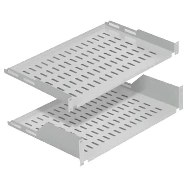 Полиця MIRSAN 19", 1U, консольна, глибина 250 мм, сіра