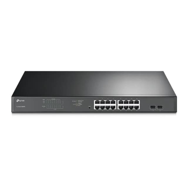 Комутатор TP-LINK TL-SG1218MPE 16xGE (16xPoE), 2xSFP, 192Вт, WebSmart