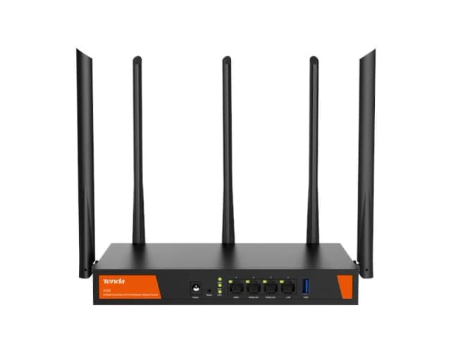Маршрутизатор TENDA W30E Hotspot AX3000 4xGE (1xGE WAN, 2xGE LAN/WAN, 1xGE LAN)