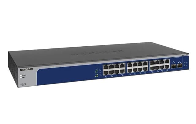 Комутатор NETGEAR XS724EM 24x100M/1G/2.5G/5G/10G, 2x SFP+ сombo, керований