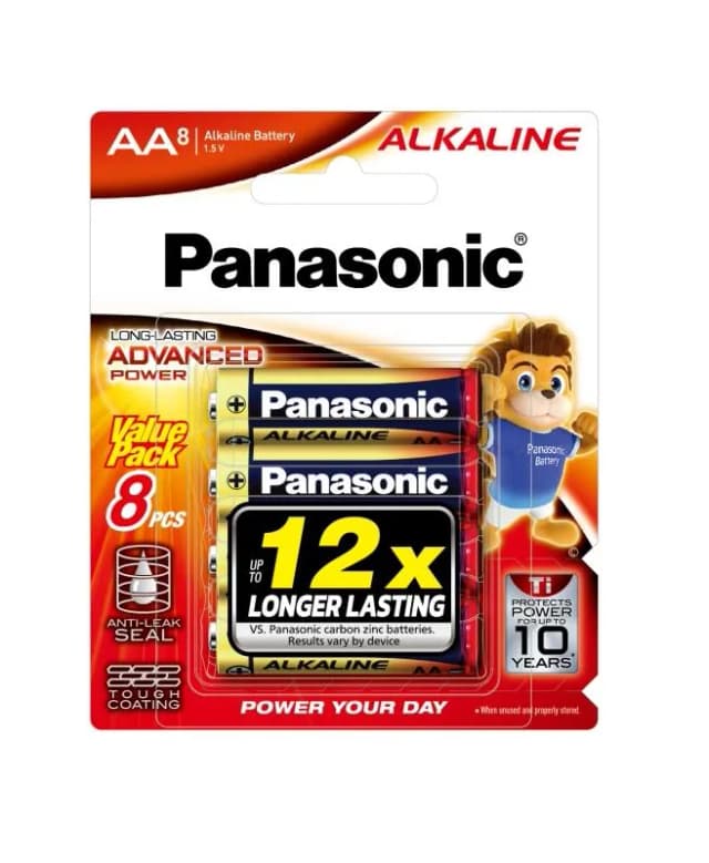 Батарейка Panasonic Alkaline Power лужна AA блістер, 8 шт.