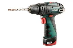 Шурупокрут-дриль ударний акумуляторний Metabo PowerMaxx SB 10.8В 2x2А·год 17·34Нм 0-360·0-1400об·хв кейс 1.1кг