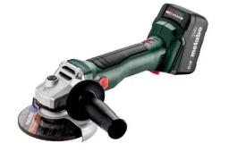 Шліфмашина кутова акумуляторна Metabo W 18 L BL 9-125 125мм 18В 2х4А·год 10000об/хв кейс 2.2кг