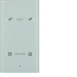 Скляний сенсор 2-канал., `Комфорт`, конфігуруємий, пол.білизна, TS Sensor
