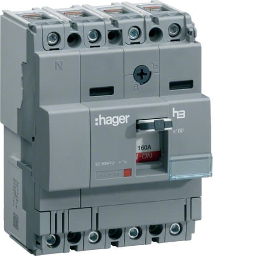 Роз'єднувач x160, In=125А, 4п Hager HCA126H