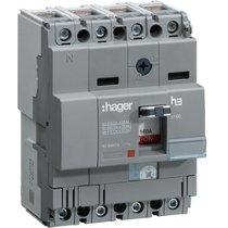 Автоматичний вимикач x160, In=100А, 4п, 18kA, Тфікс./Мфікс. HDA101L