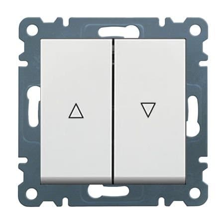 Вимикач для жалюзі "Контактор" Lumina, білий, 10АХ/230В WL0320