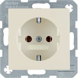 Розетка з з/к, гвинтові клеми, біла, 16А/250В S.1 41438982