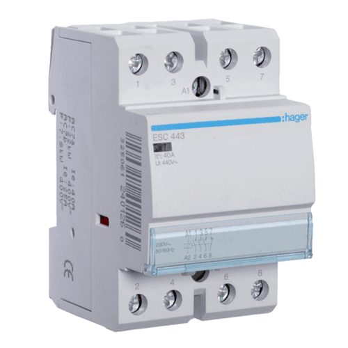 Контактор 40A, 3НВ+1НЗ, 230В ESC443