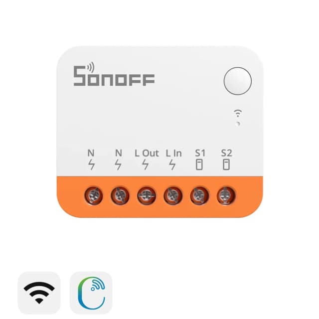 Розумне Wi-Fi реле Sonoff MINI R4 (MINIR4), 10 А, eWeLink