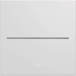 Накладка для вимикача для жалюзі Lumina/Gallery, Hager WXD080P, біла
