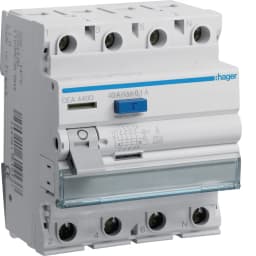 Дифреле 4P, 6kA, 40A, 100mA, A, Hager CEA440D