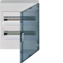 Щит розподільчий Hager VEGA накладний VB218TB 36 модулів 2-рядний (прозорі дверцята)