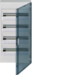 Щит розподільчий Hager VEGA накладний VB418TB 72 модуля 4-рядний (прозорі дверцята)