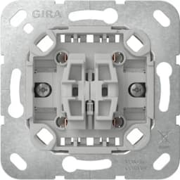 Механізм перемикача кнопковий 2-кл. 10AX/250V, вставка GIRA 315500 (миттєвої дії)
