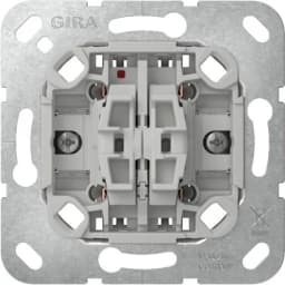 Механізм вимикача жалюзі кнопковий 2-кл. 10AX/250V, вставка GIRA 315800, без фіксації