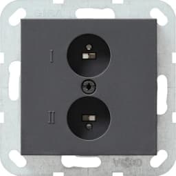 Разъем AUDIO High-Fi стерео розетка System 55 Gira 040228 антрацит