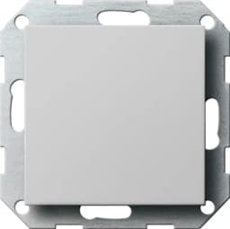 Заглушка з опорною пластиною System 55 Gira 0268015 сірий матовий