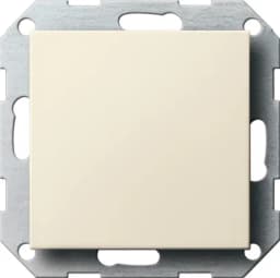 Заглушка з опорною пластиною System 55 Gira 026801 Білий глянцевий