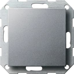 Заглушка з опорною пластиною System 55 Gira 026826, алюміній