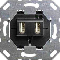 Механзим електроживлення USB 2 місний Gira 235900